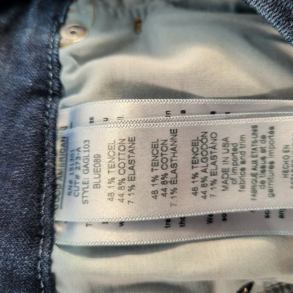 Good American Good Legs High Rise Denim Jeans 24 - Picture 11 of 11